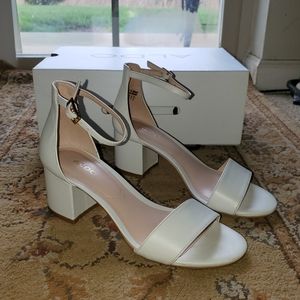 Aldo white heels